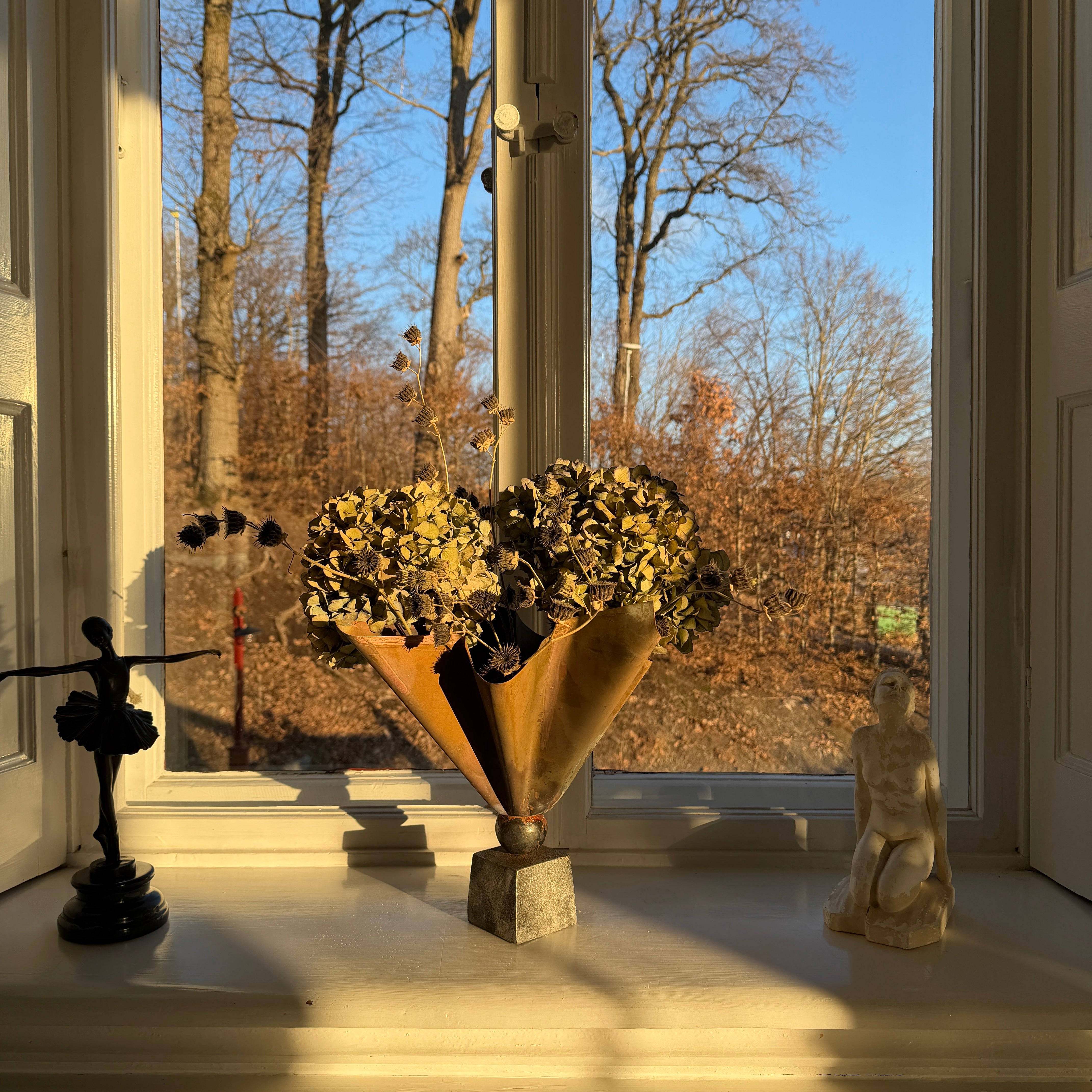 Bronsskulptur ballerina