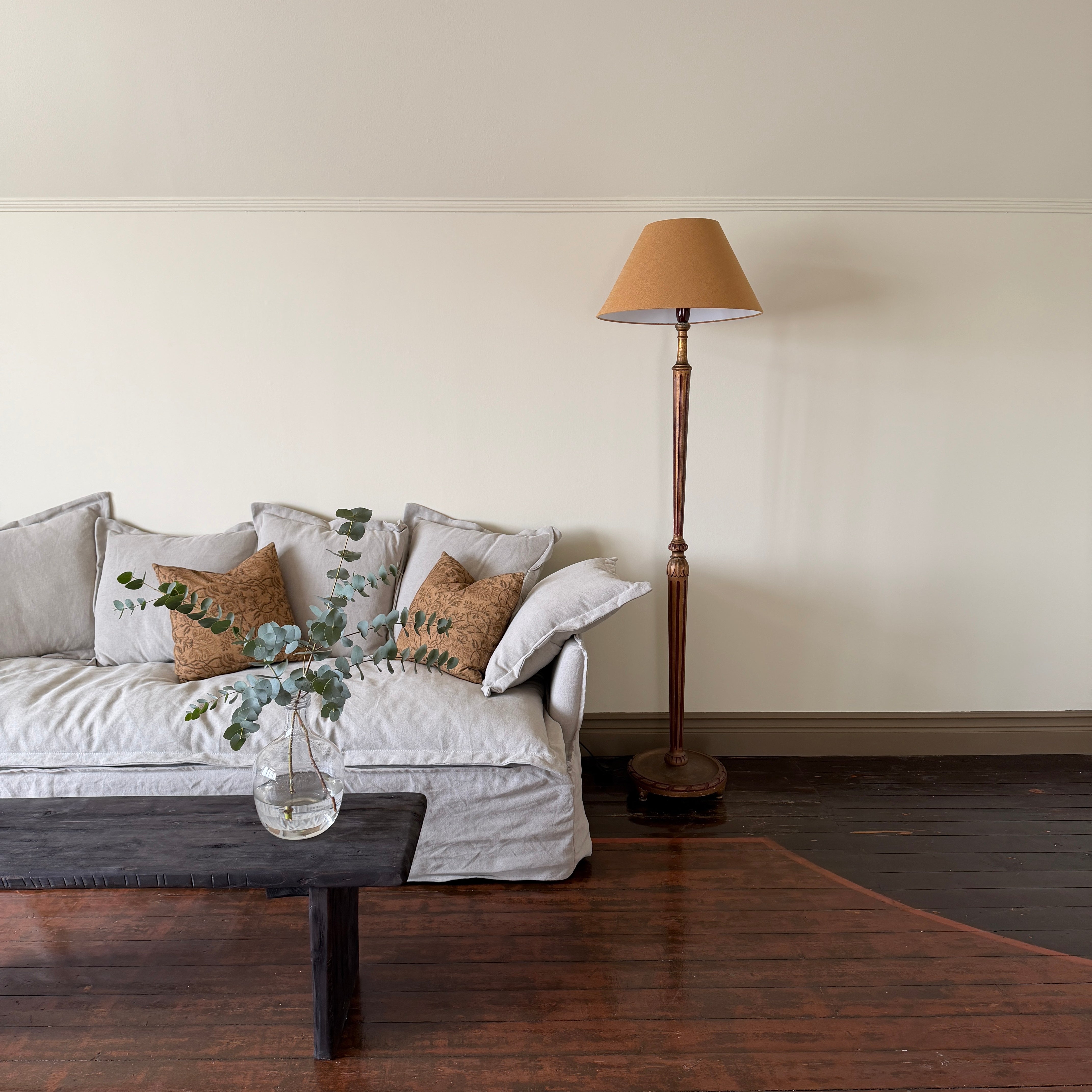 Golvlampa trä Frankrike