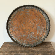 Serveringsbricka / Tavla i tenn