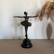 Bronsskulptur ballerina
