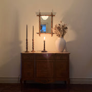 Bordslampa svarvad fot